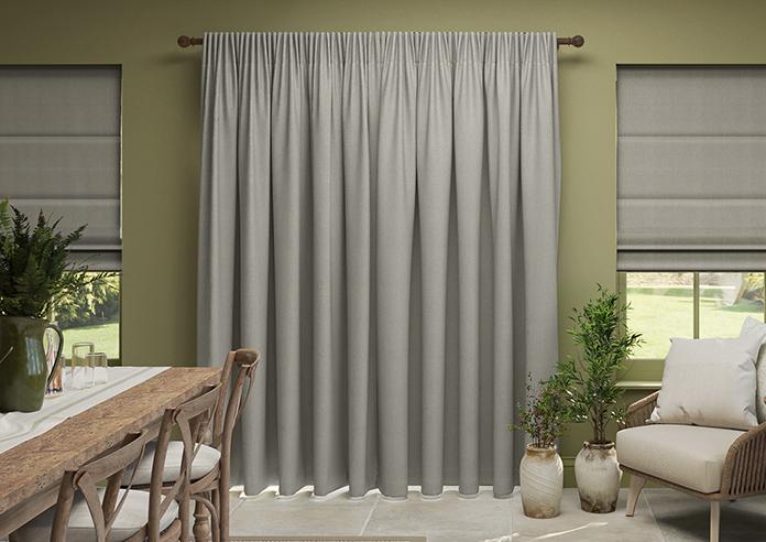 Soft Chevron, Brown - Made to Measure Curtains - Image 7